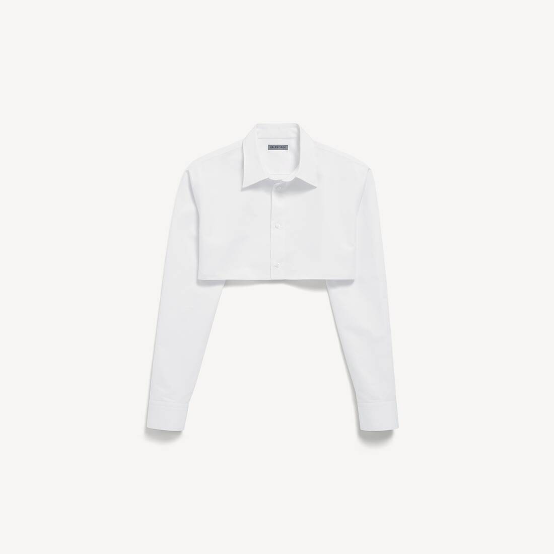 Women's Cropped Shirt in White