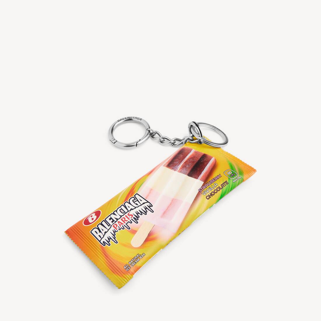 Men's Keychain/charm Snack Pouch in Yellow