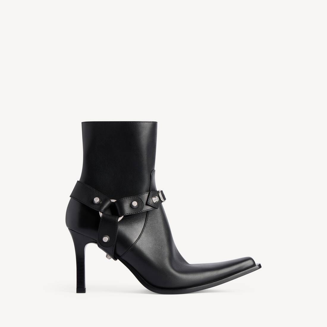 Women's City Bootie With Harness in Black