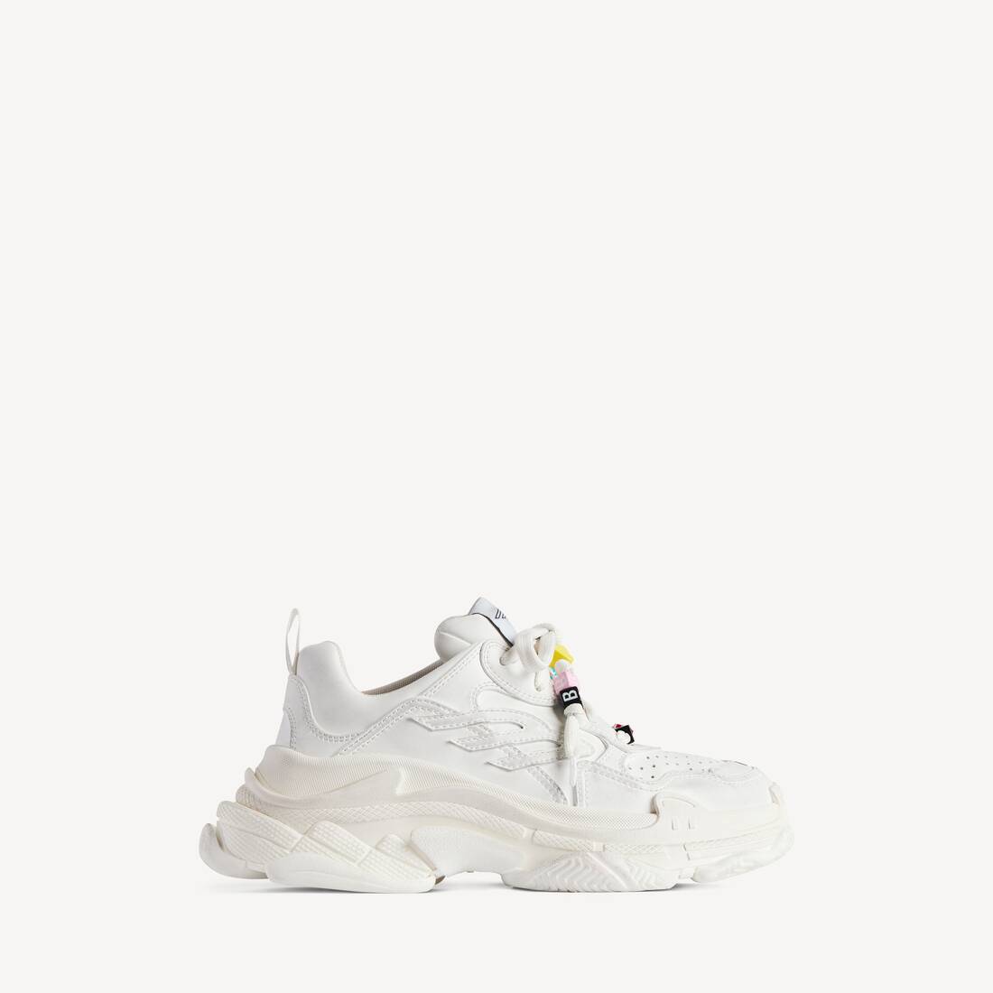 Women's Triple S Sporty Sneaker With Charms in White