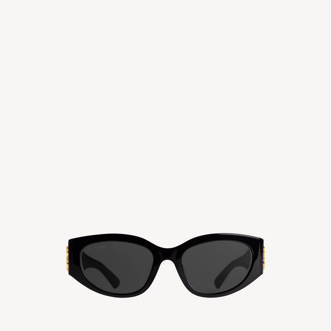 Women's Bossy Round Af Sunglasses in Black