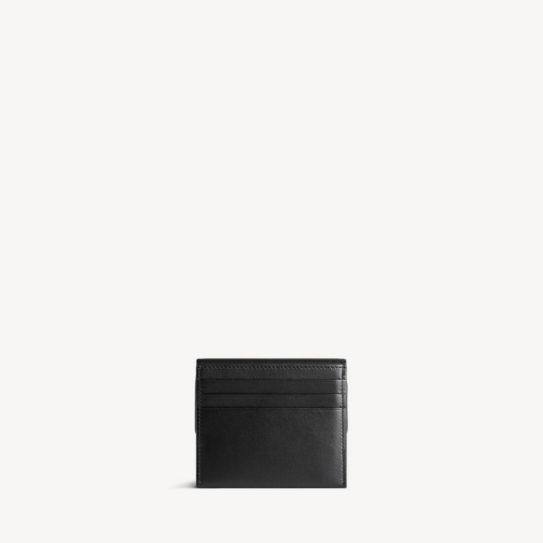 Women's Rodeo Card Holder With Flap in Black