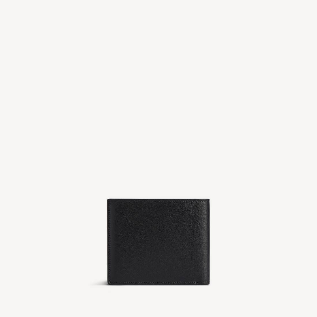 Men's Credit Square Folded Wallet in Black