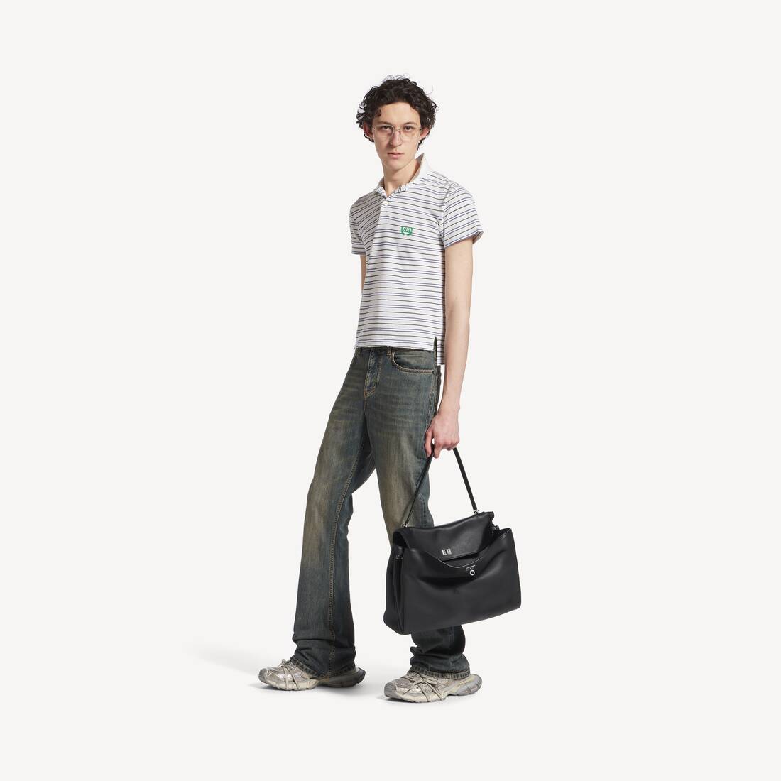 Bootcut Pants in Light Blue