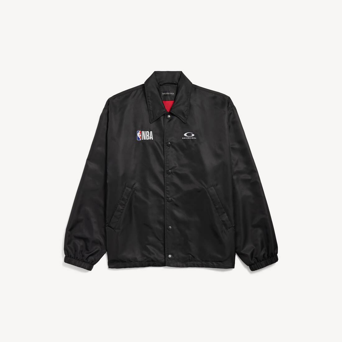 Men's Balenciaga | Nba Collaboration Coach Jacket in Black