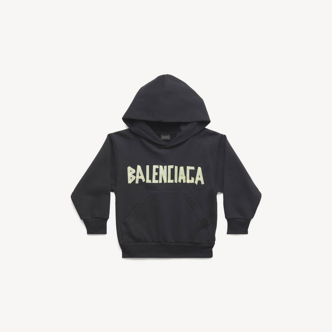 Kids - Tape Type Hoodie in Black Faded