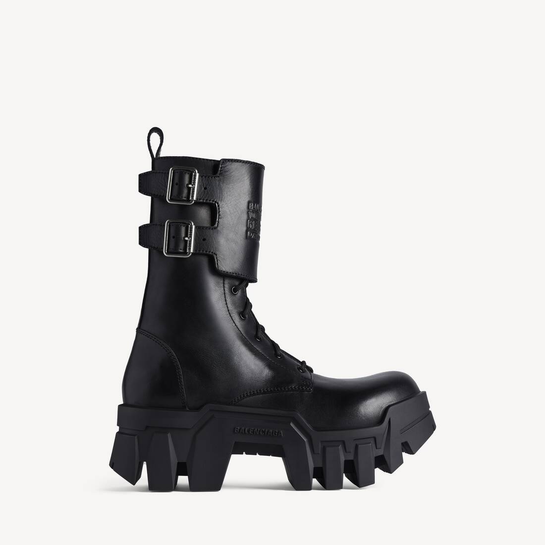 Men's Bulldozer Combat Lace-up Boot in Black