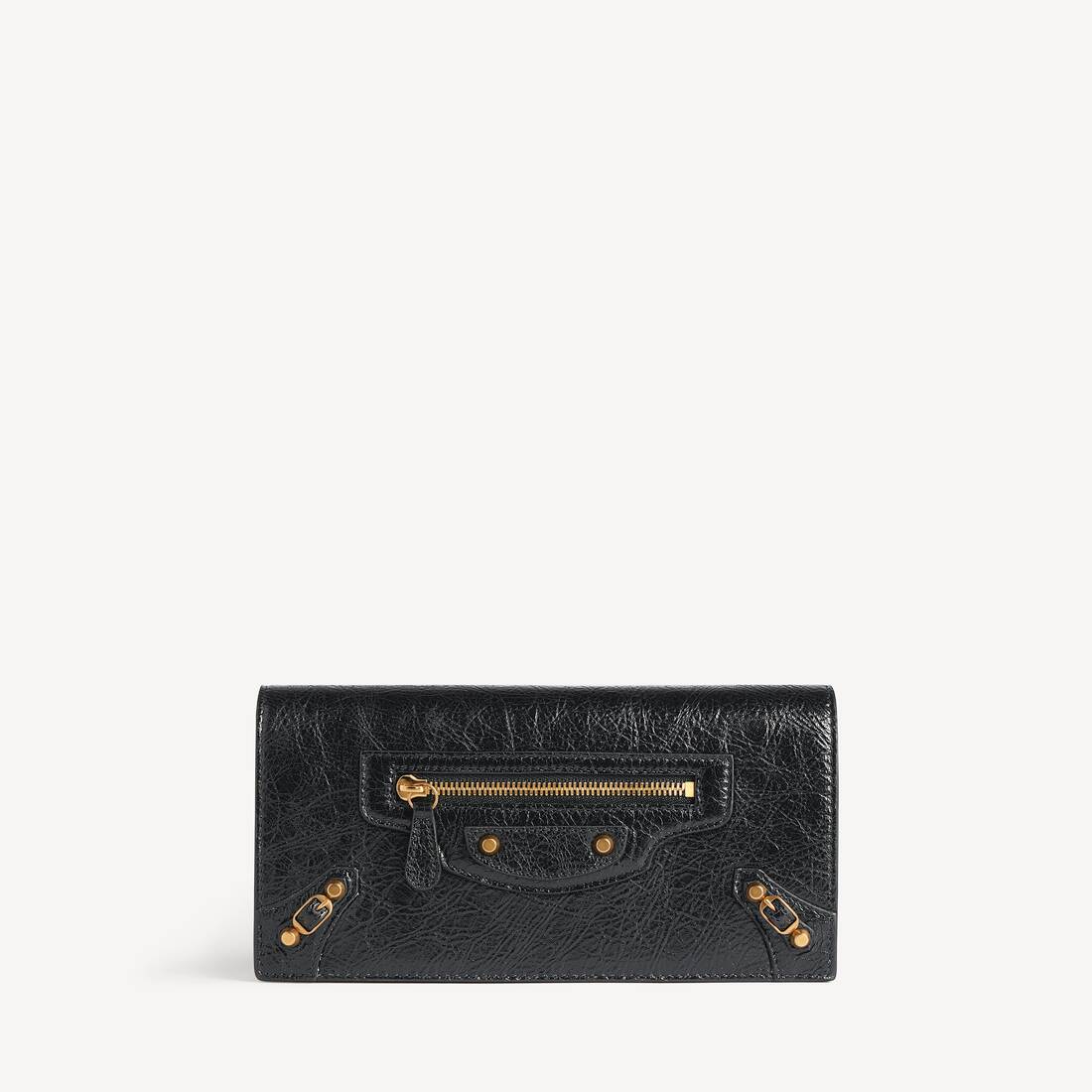 Women's Le City Money Long Wallet in Black