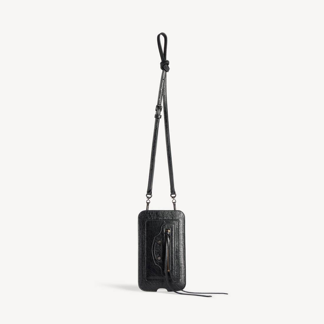 Women's Le City Vertical Phone Holder in Black
