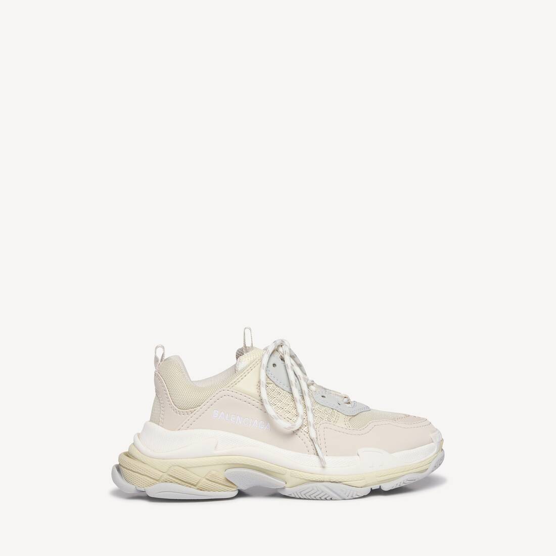 Kids - Triple S Sneaker in Off White
