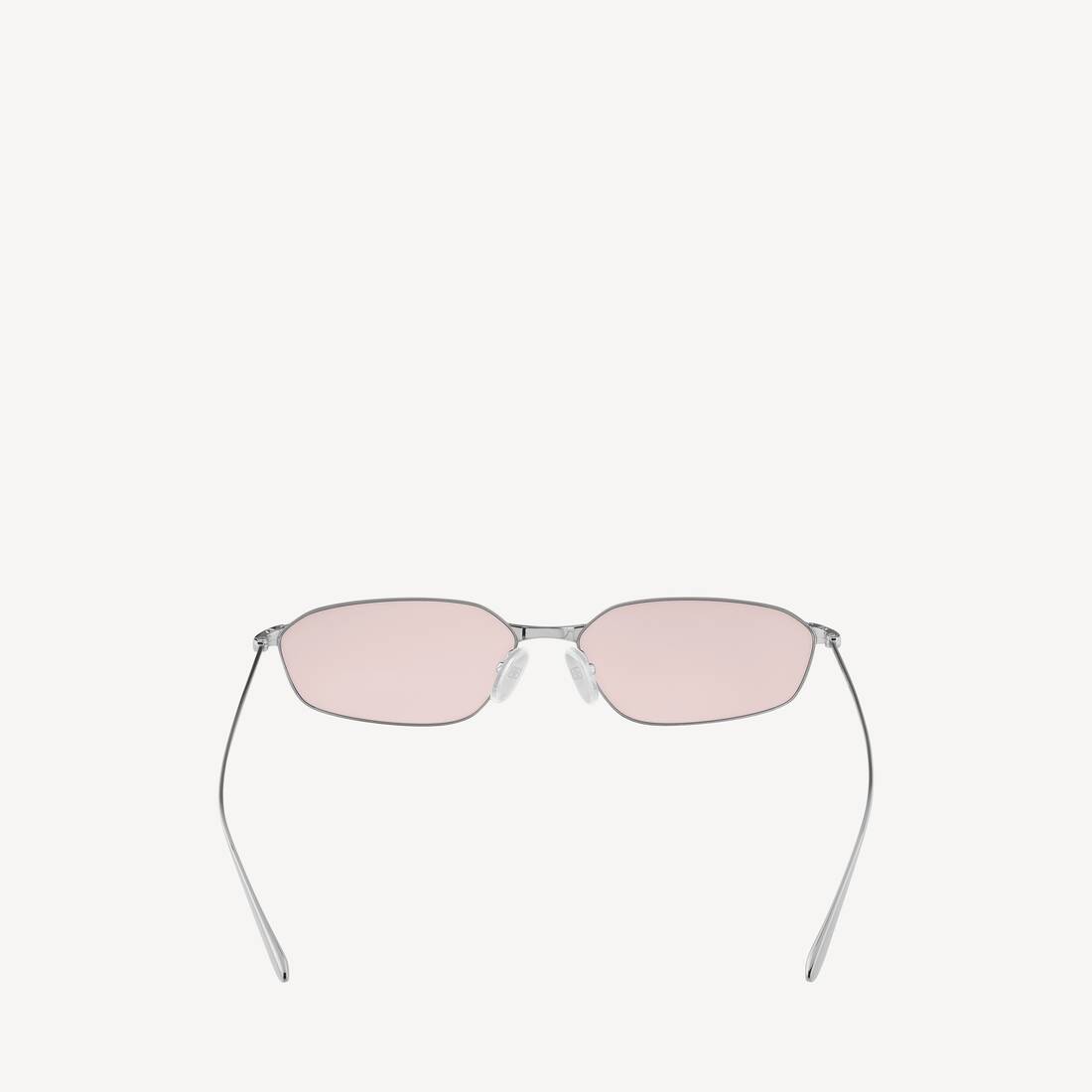 Invisible 2.0 Oval Sunglasses in Light Silver