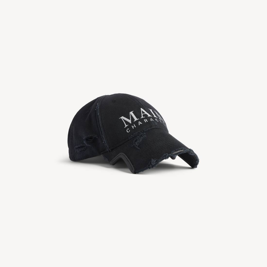 Men's Main Character Artwork Cap in Faded Black