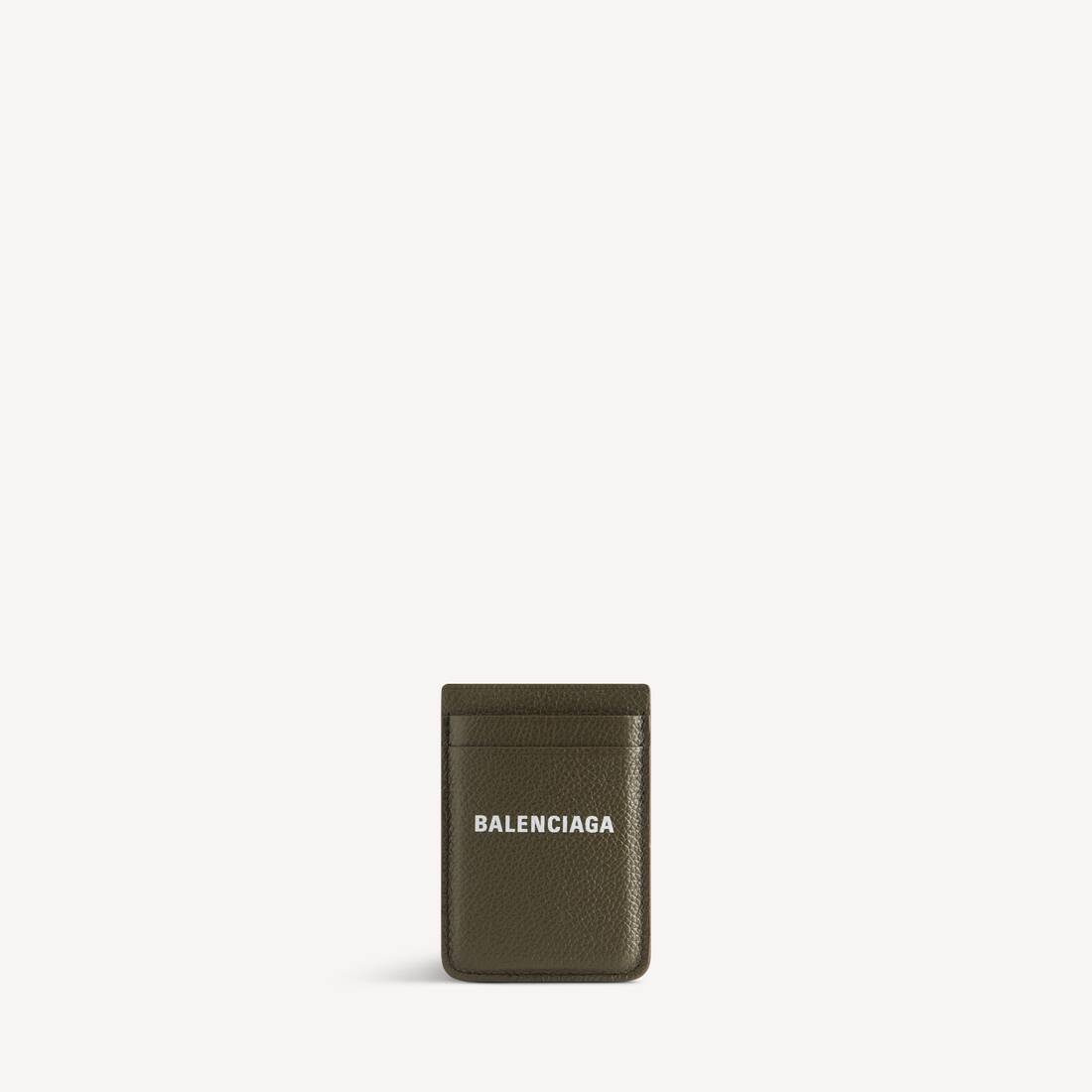 Men's Cash Magnet Card Holder in Dark Green