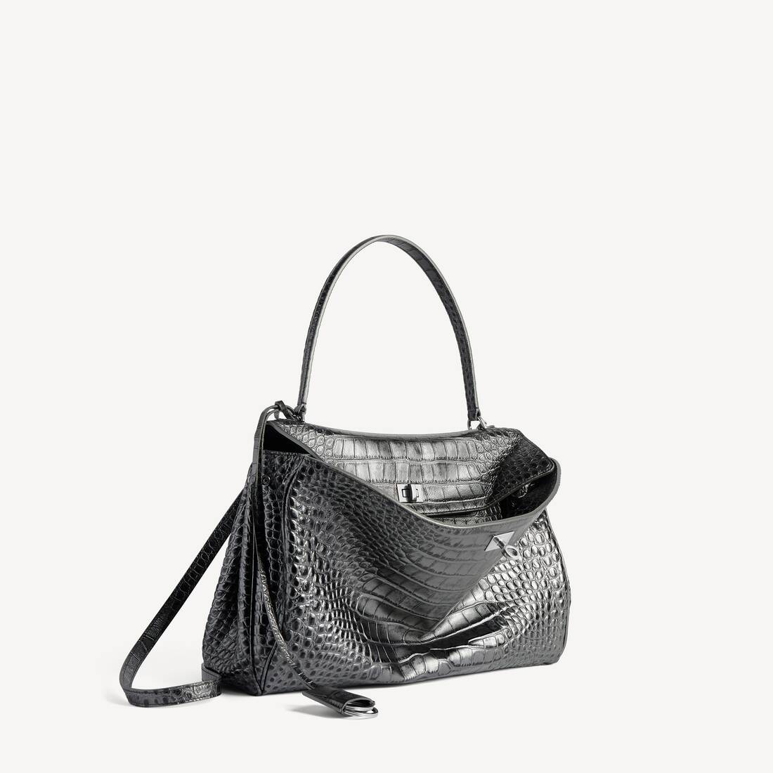 Women's Rodeo Handbag Medium in Gun Metal