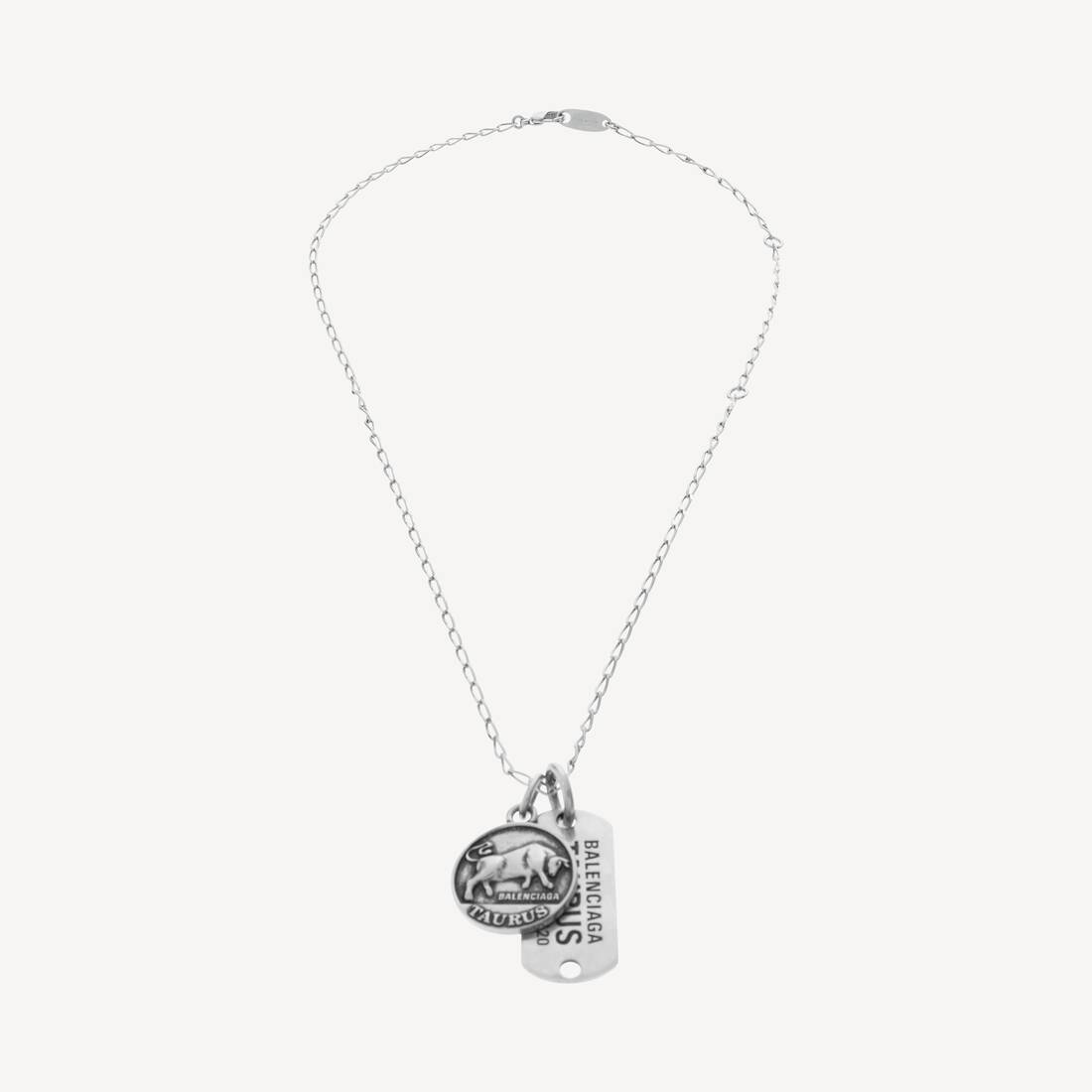 Horoscope Taurus Necklace in Silver