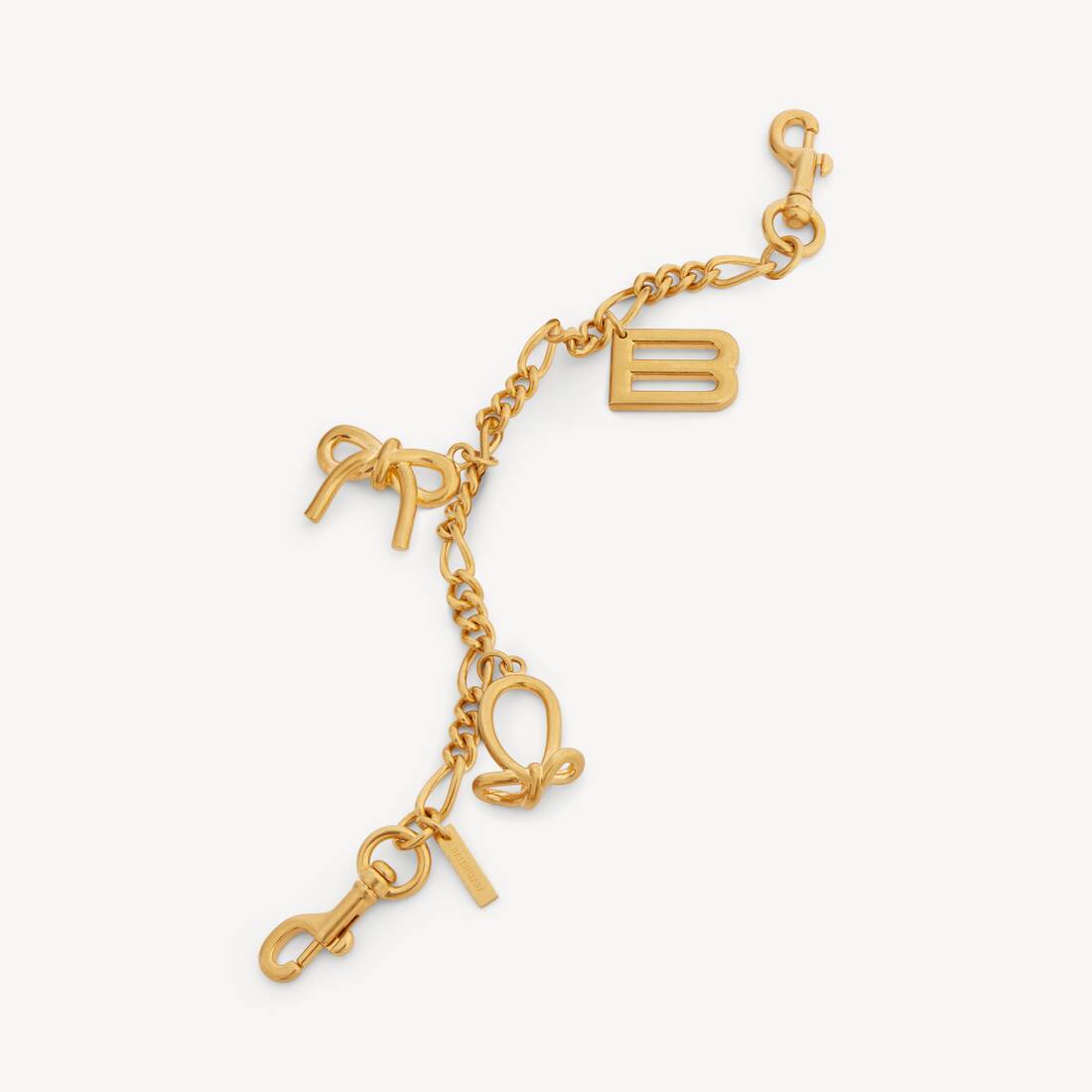 Women's Keychain Chain With Charms in Gold