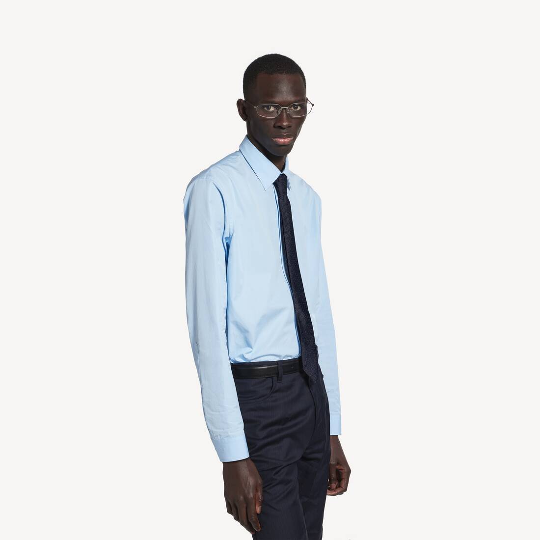Men's Tie in Midnight Blue/red