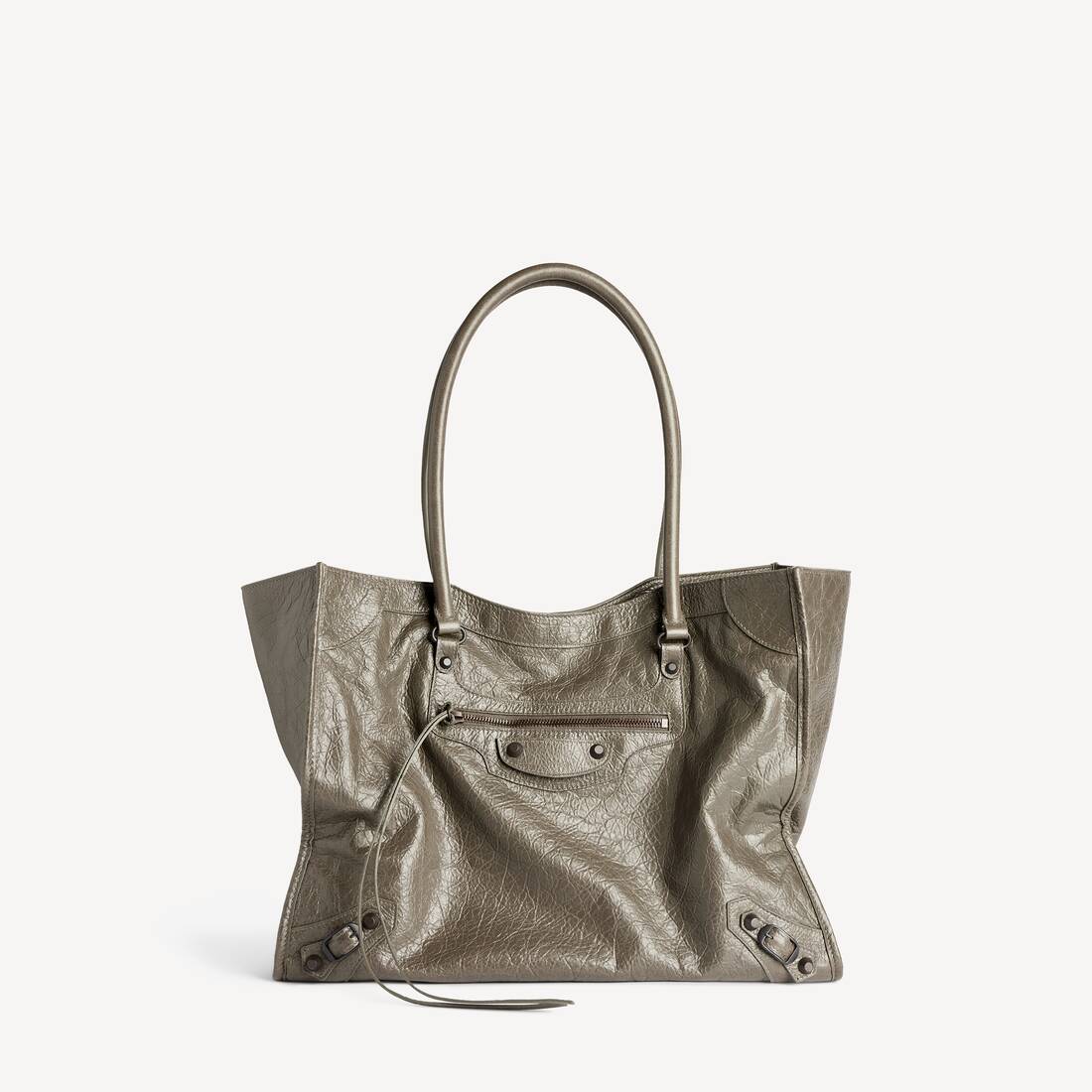 Women's Le City Tote Bag Medium in Army Green