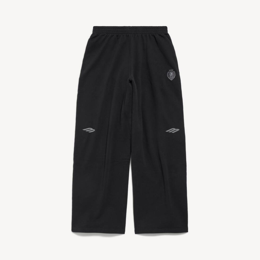 Men's 3b Football Baggy Sweatpants in Black/anthracite