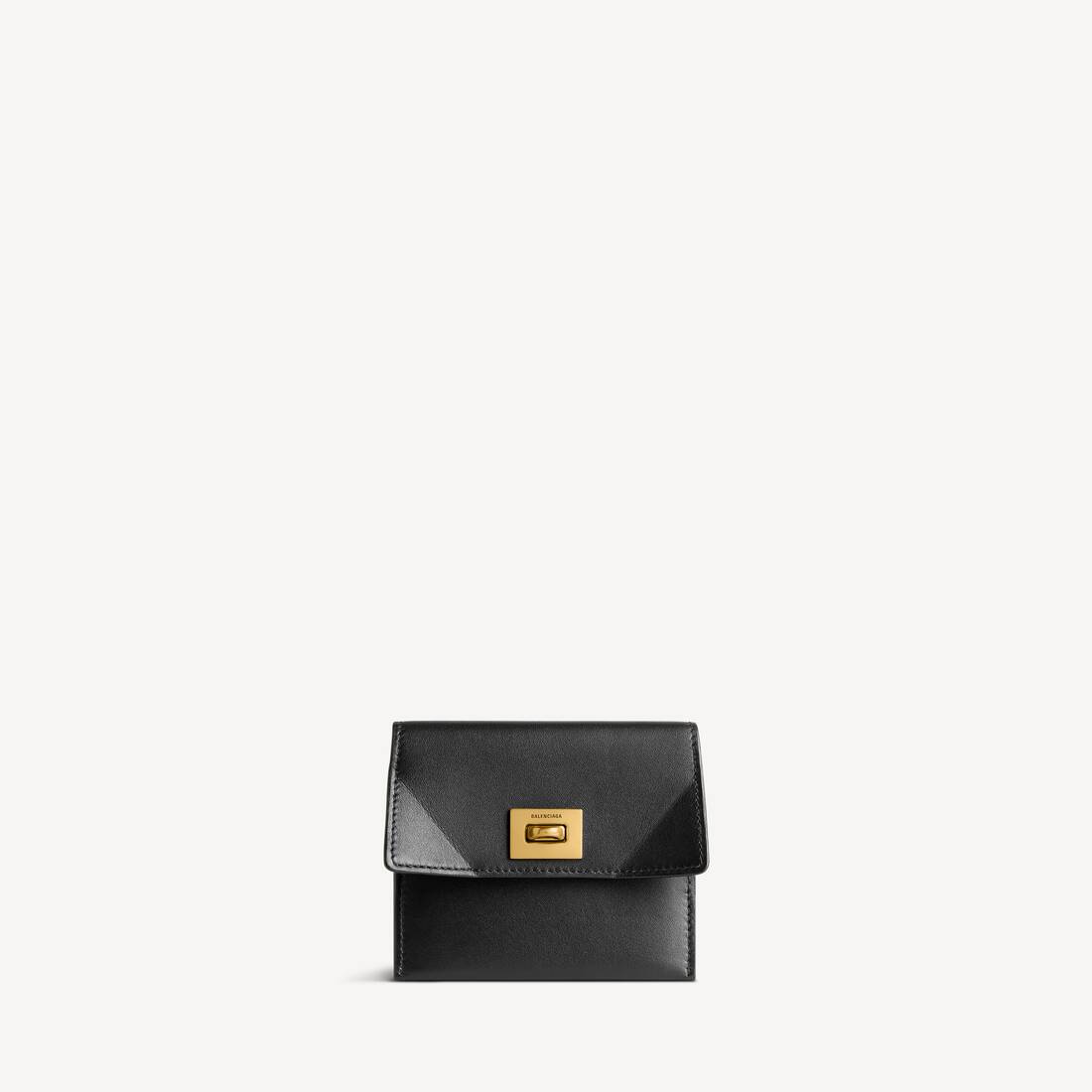 Women's Rodeo Card Holder With Flap in Black