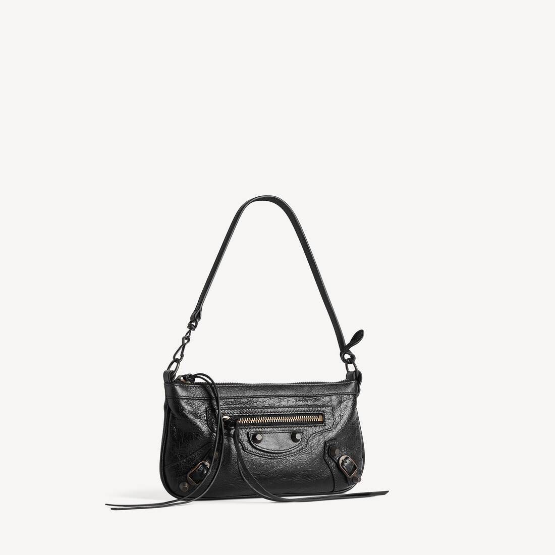 Women's Le City Pouch On Strap in Black