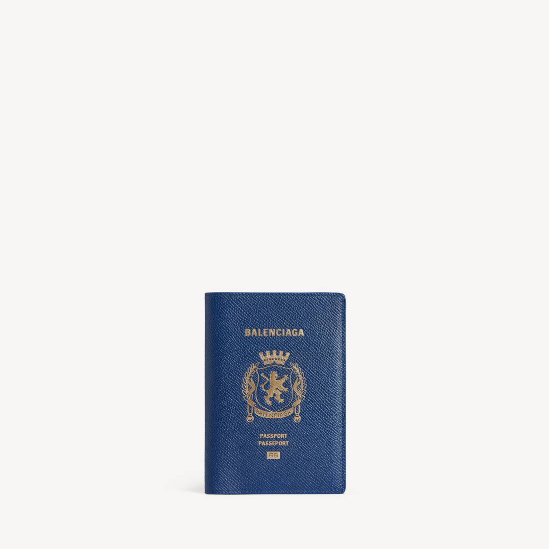 Men's Passport Holder in Passport Blue