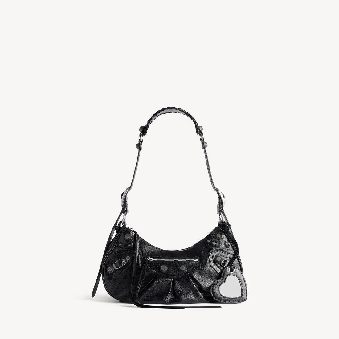 Women's Le Cagole Shoulder Bag Small in Black