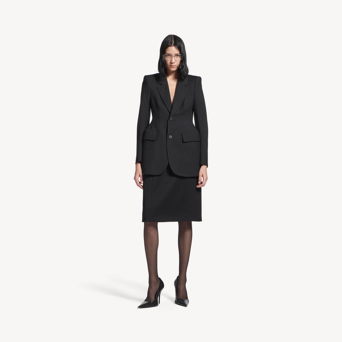 Women's Hourglass Jacket in Black