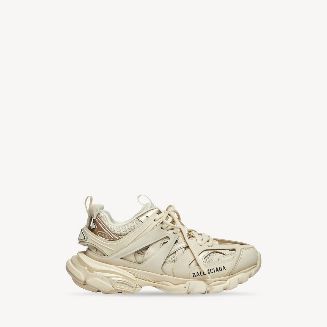Women's Track Sneaker in Beige