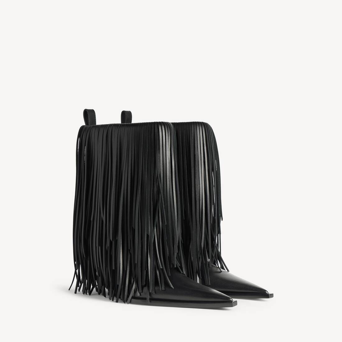 Women's Avenue Fringe Bootie in Black