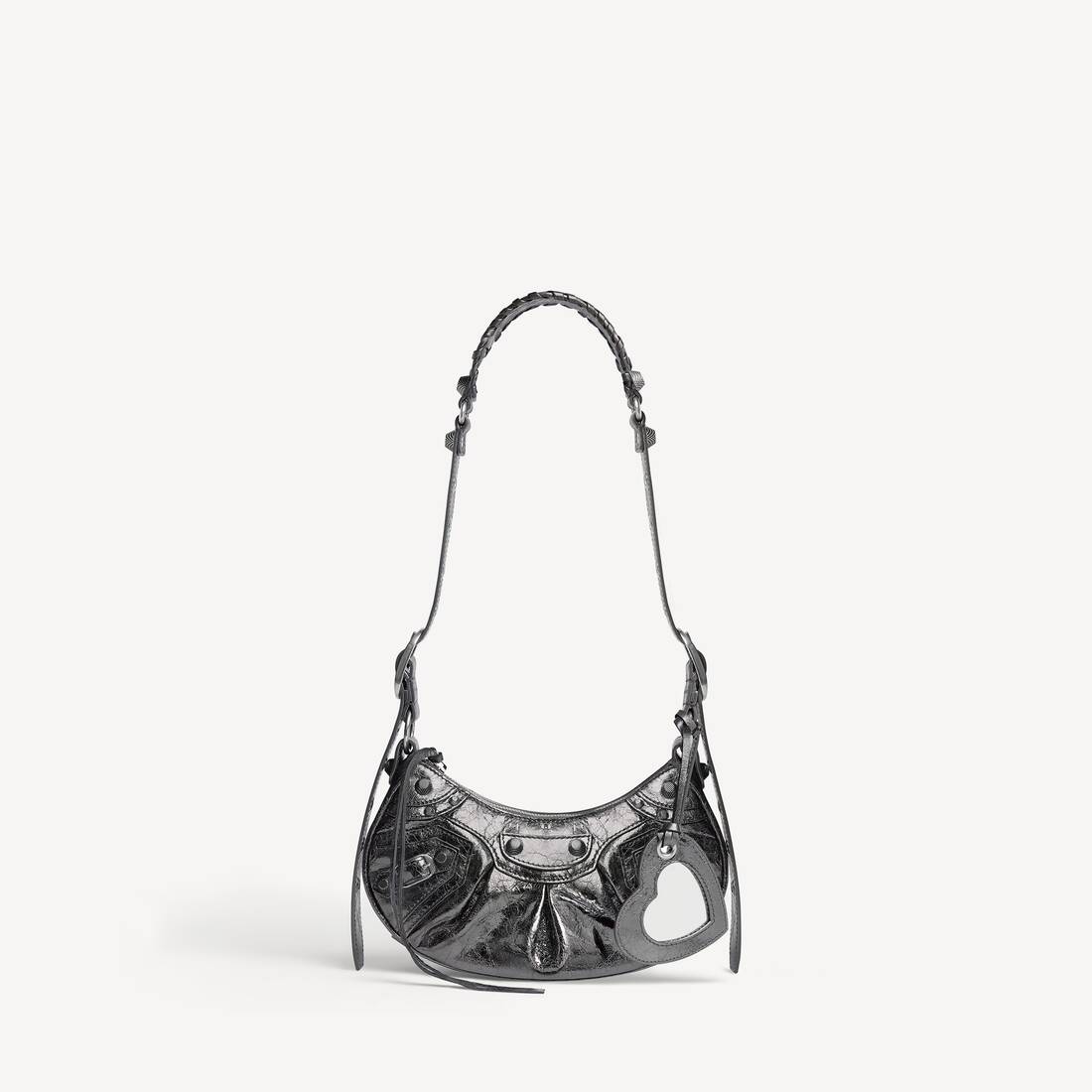 Women's Le Cagole Shoulder Bag Xs in Dark Grey
