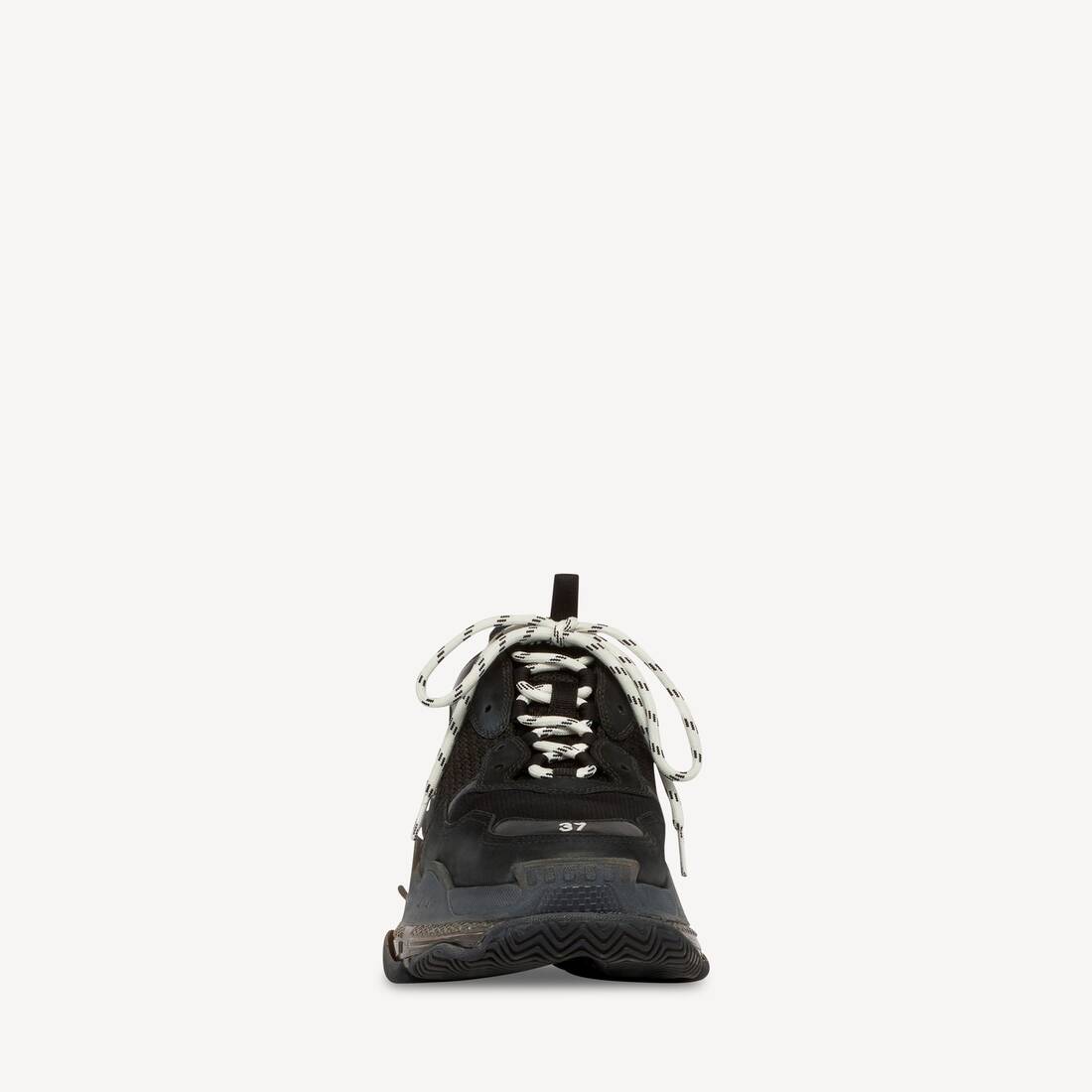 Women's Triple S Clear Sole Sneaker in Black