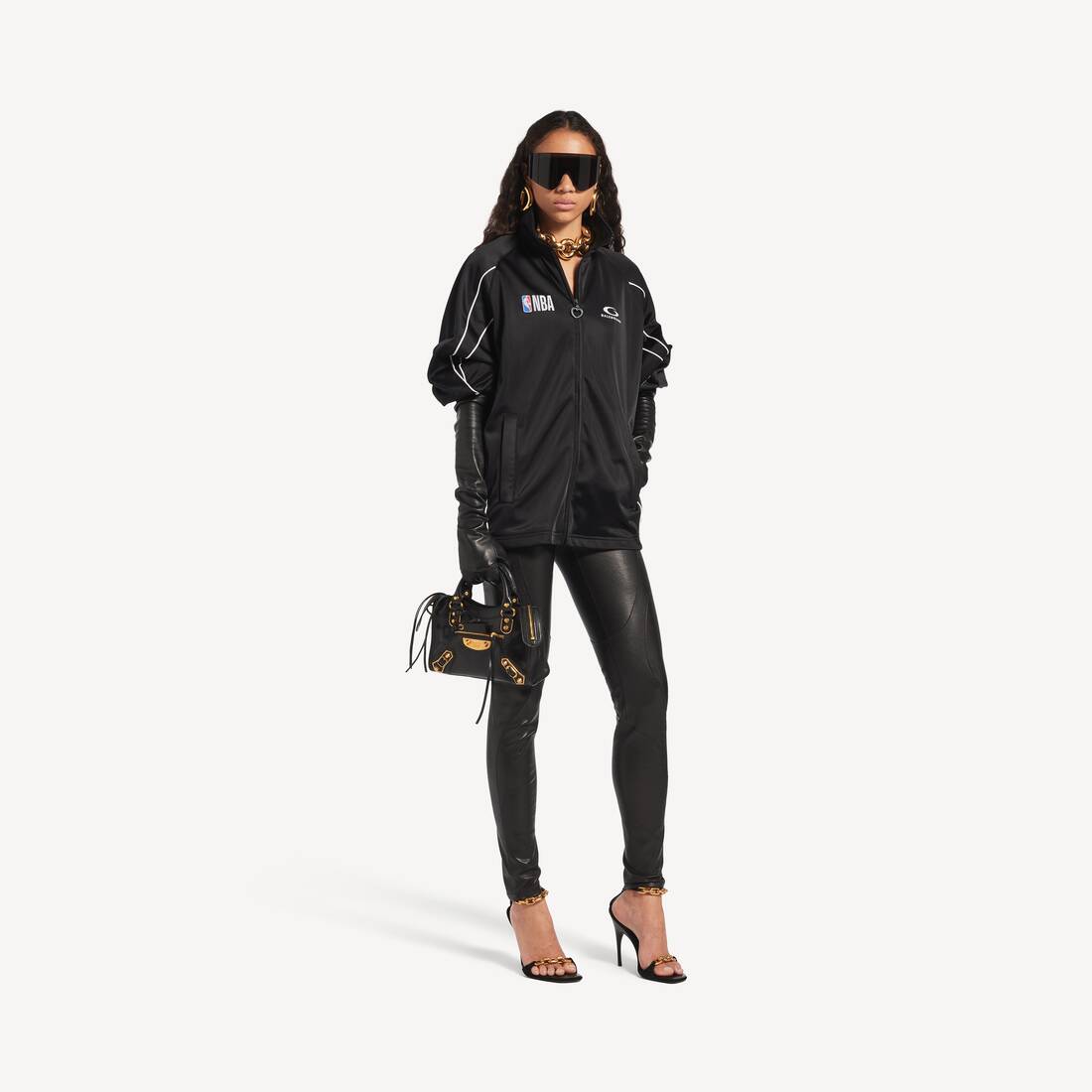 Women's Balenciaga | Nba Collaboration Tracksuit Jacket in Black