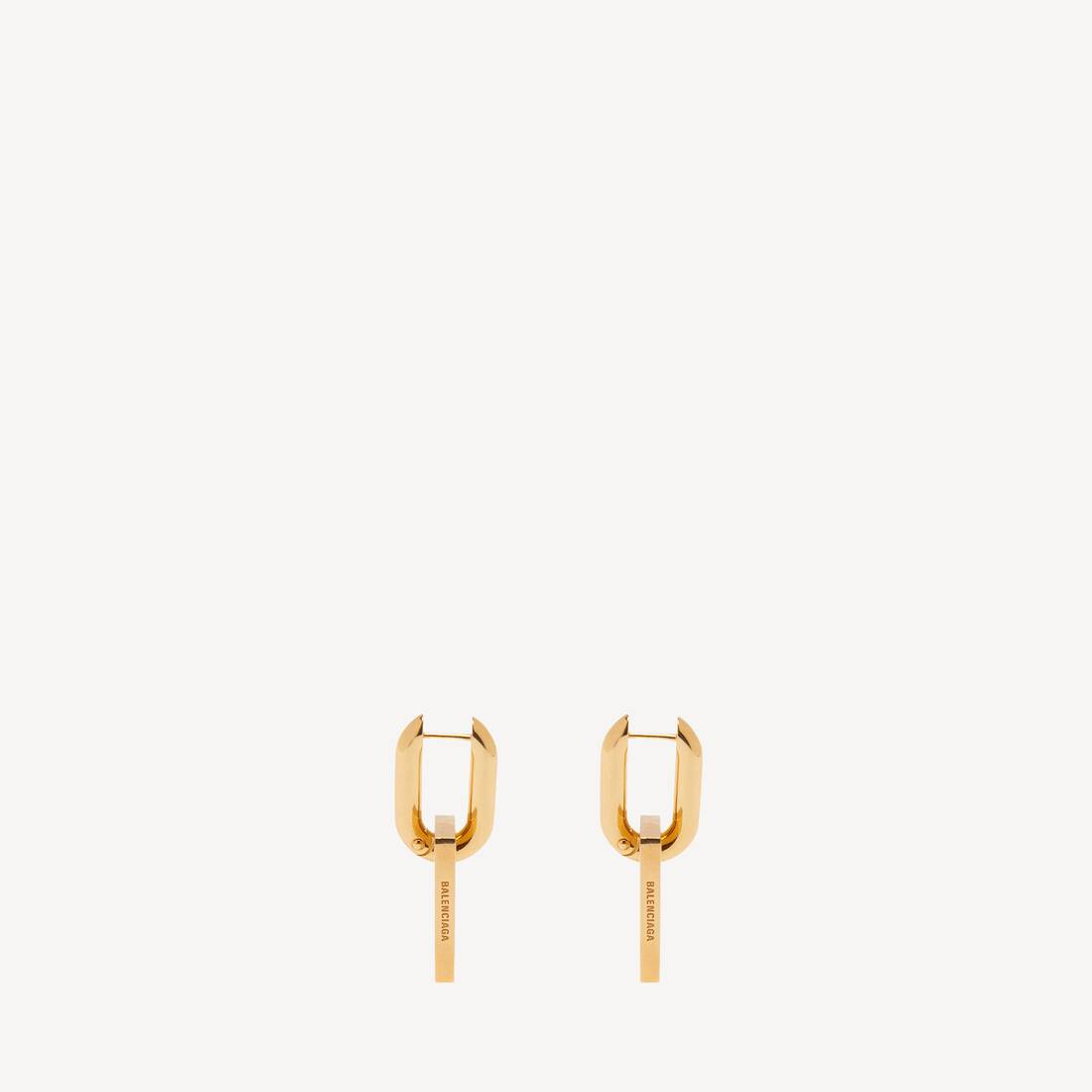 Women's B Chain Xl Earrings in Gold