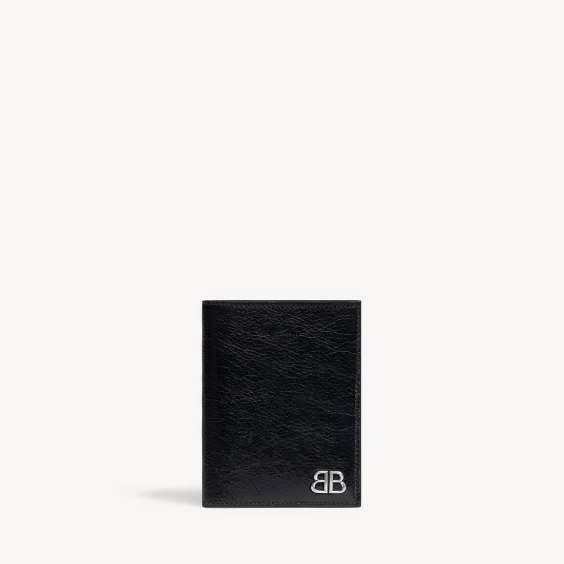 Men's Monaco Vertical Bifold Wallet in Black