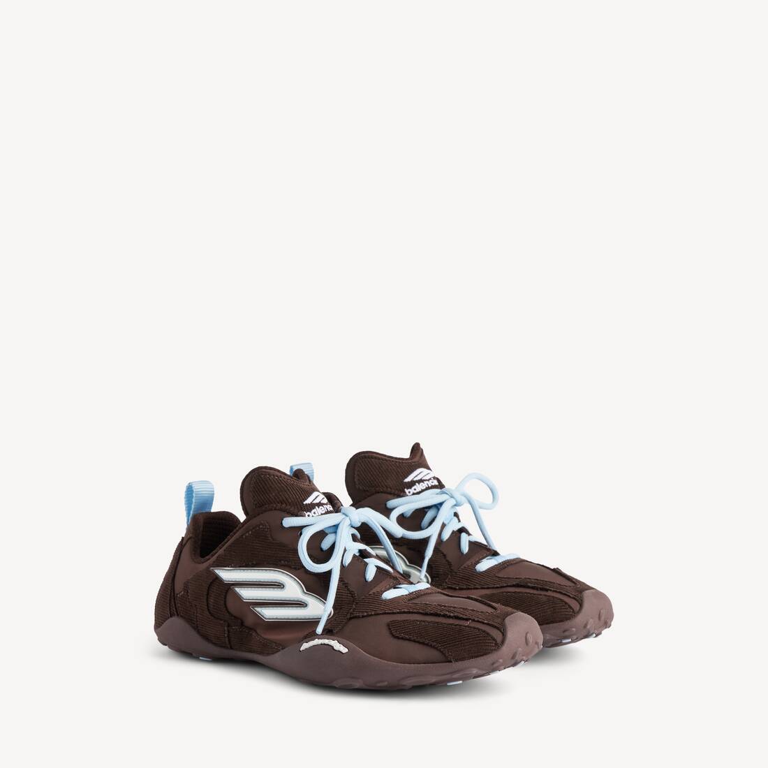 Women's Monday Ultra Sneaker in Brown/white/light Blue/beige