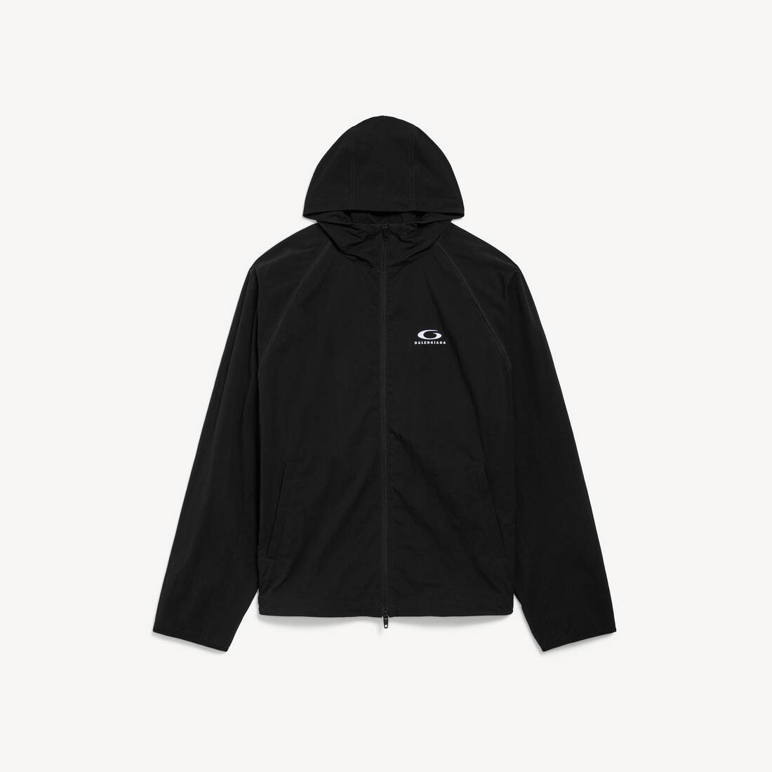 Men's Technical Tracksuit Jacket in Black