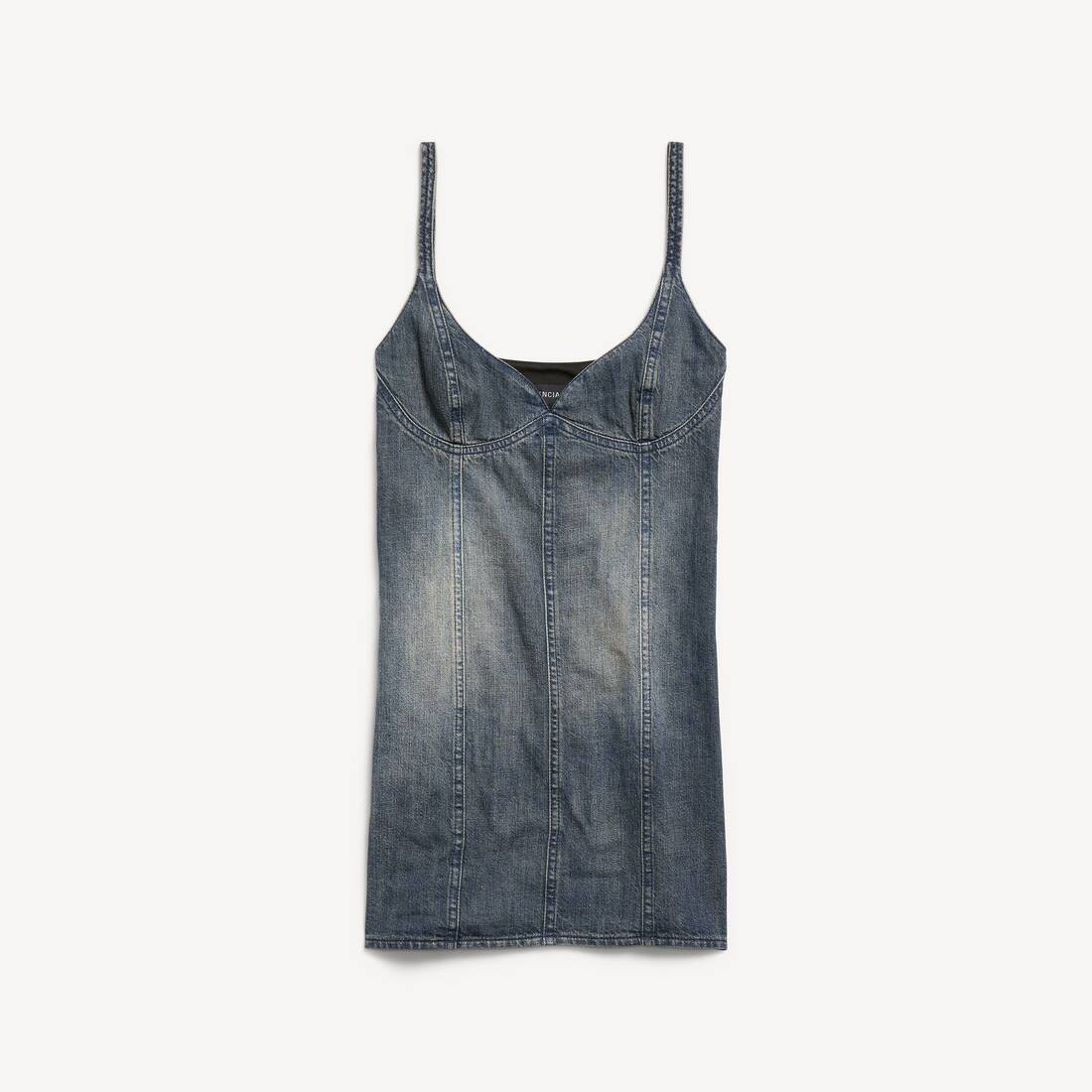 Women's Corseted Mini Dress in Blue