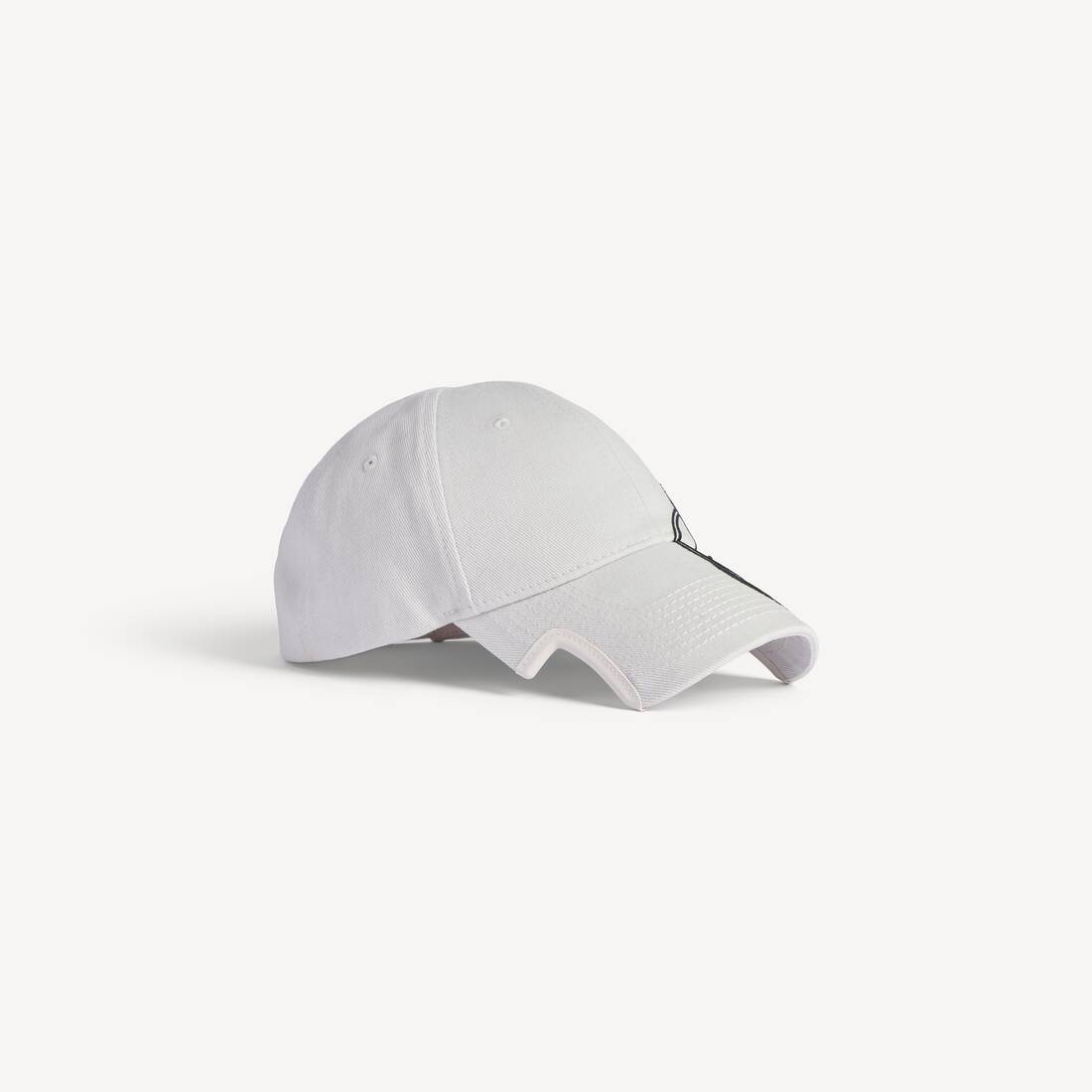 Men's Cursive Cap in Dirty White