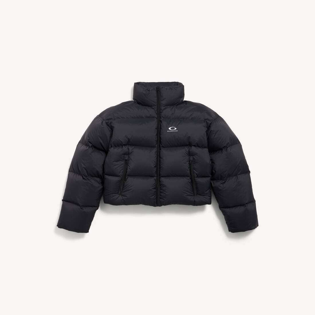 Women's Cropped Puffer in Black
