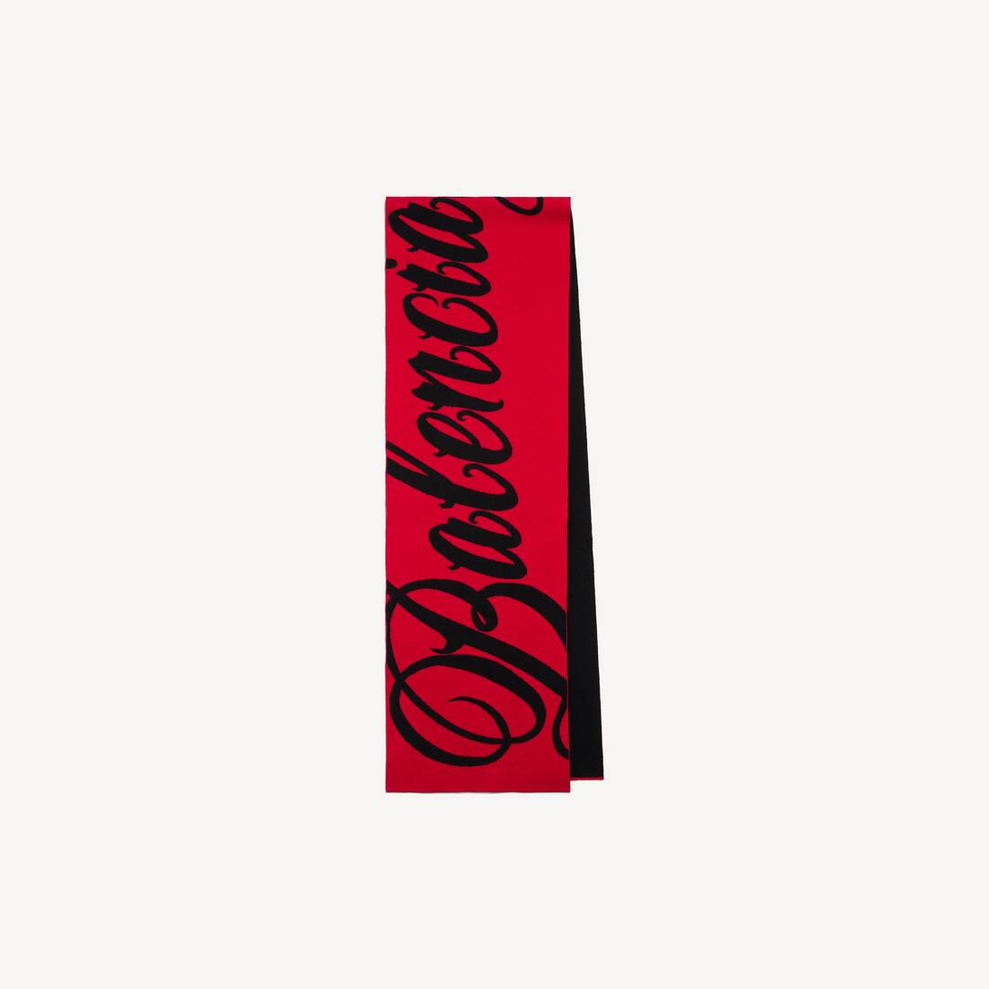 Men's Big B Scarf in Red/black