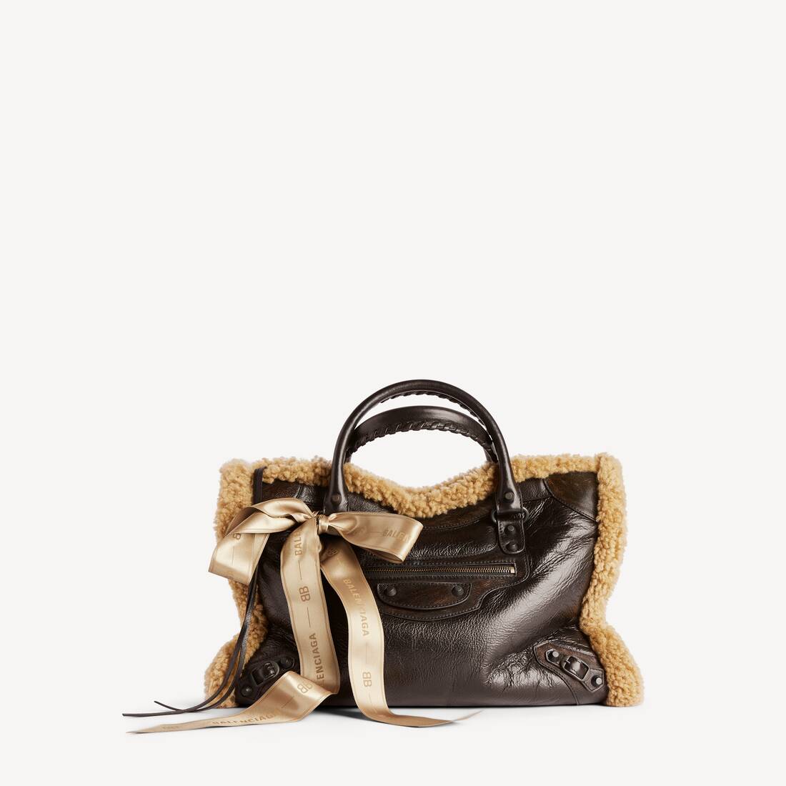Women's Le City Bag Medium in Brown/beige