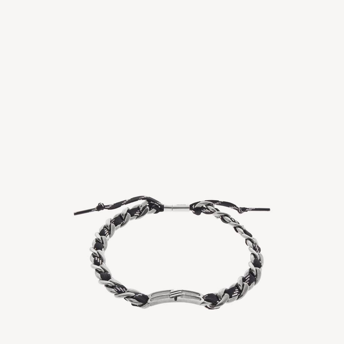 Bb Icon Lace Choker in Antique Silver/black/white