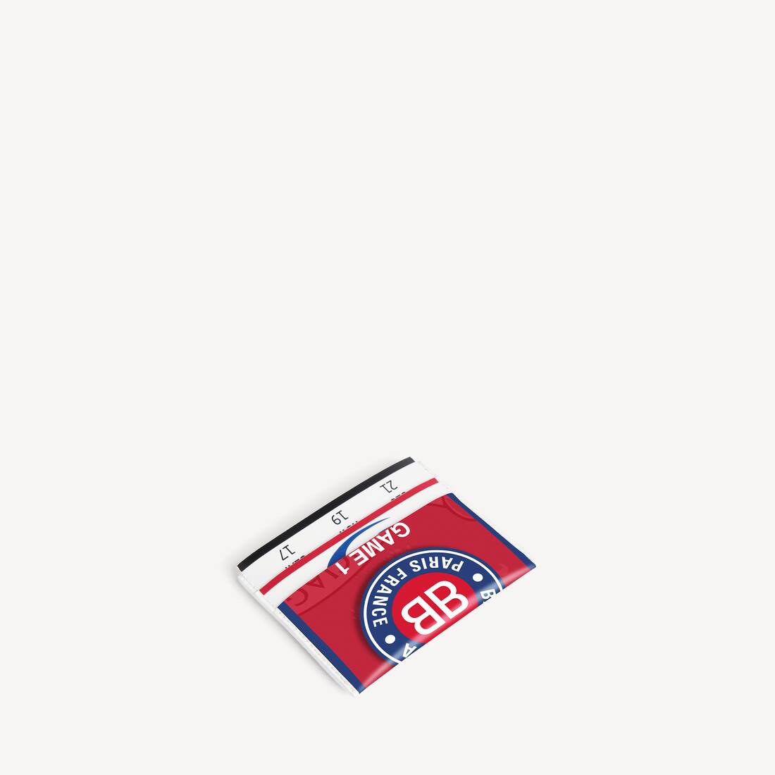 Men's Balenciaga | Nba Collaboration Passport Card Holder in Red