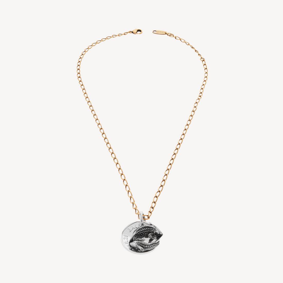 Horoscope Pisces Necklace in Gold/silver