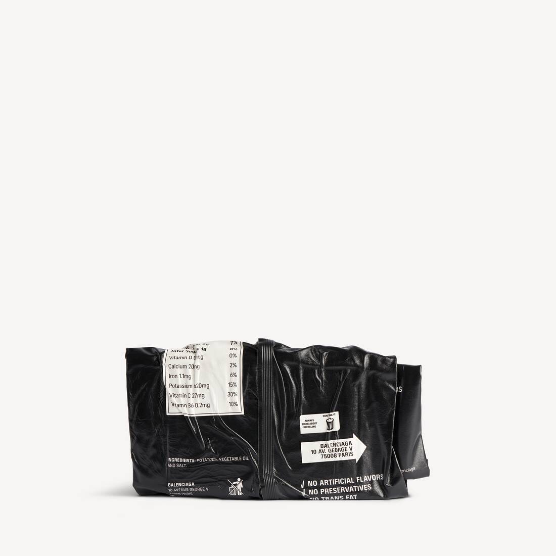 Chips Clutch Wallet in Black