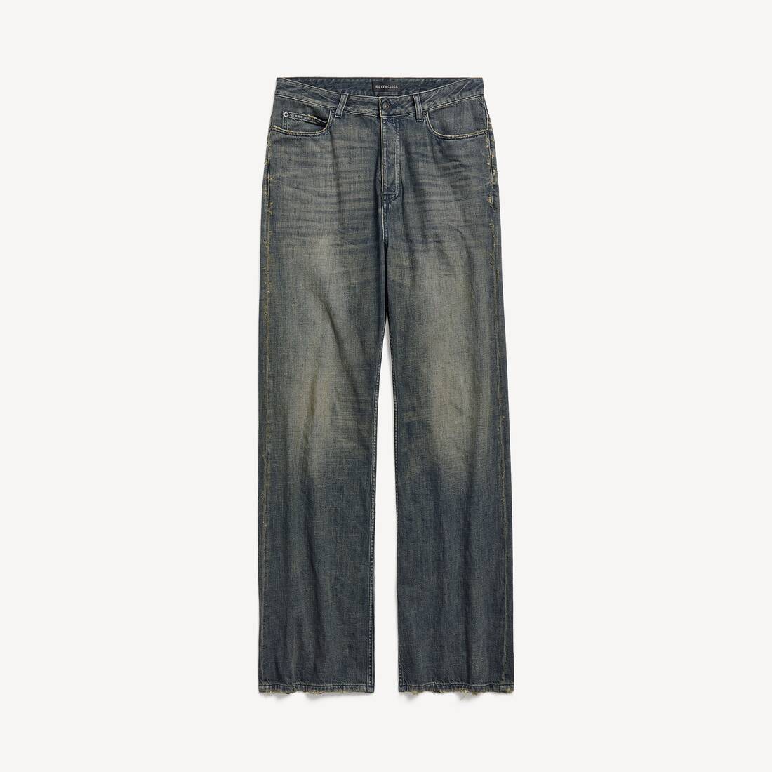 Men's Low Crotch Pants in Blue