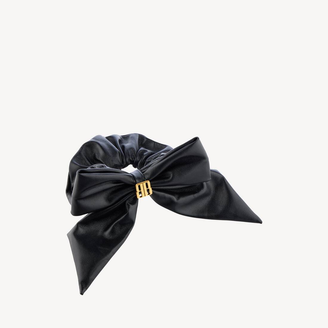Women's Clemence Xl Scrunchie in Black/gold