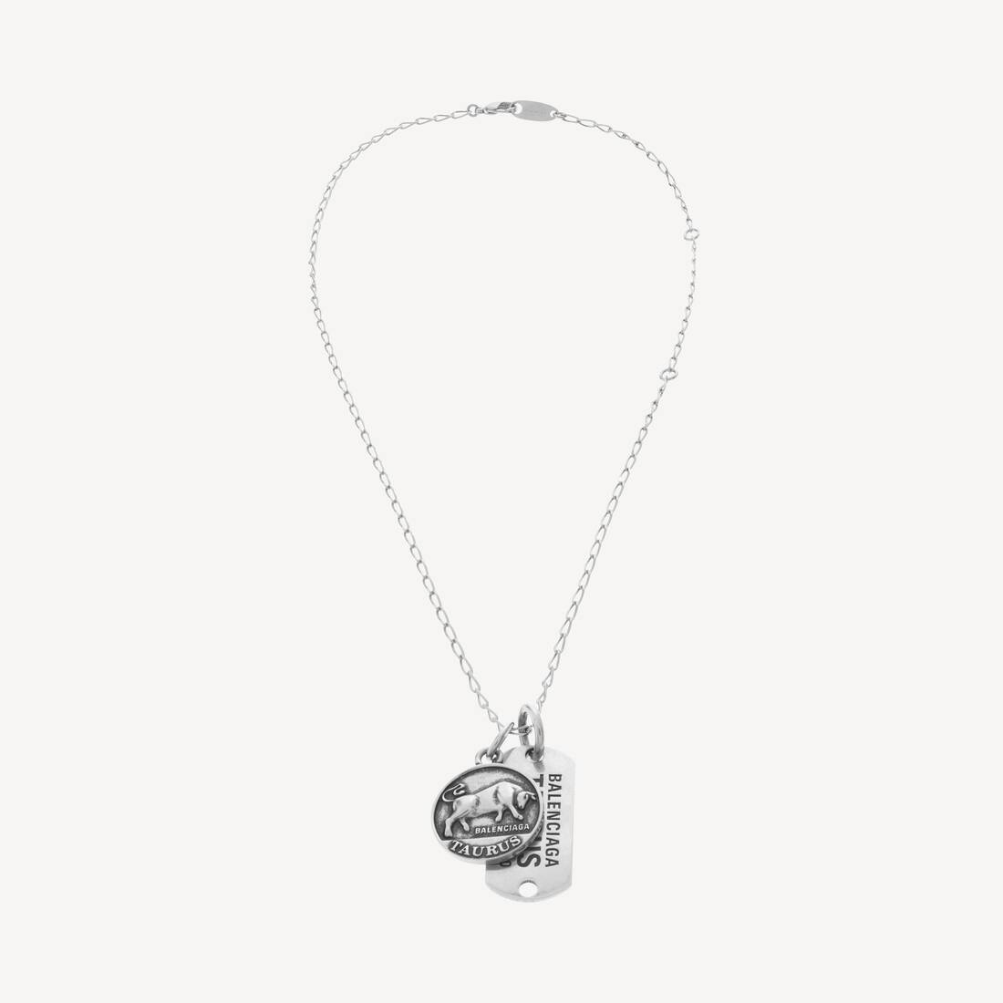 Horoscope Taurus Necklace in Silver