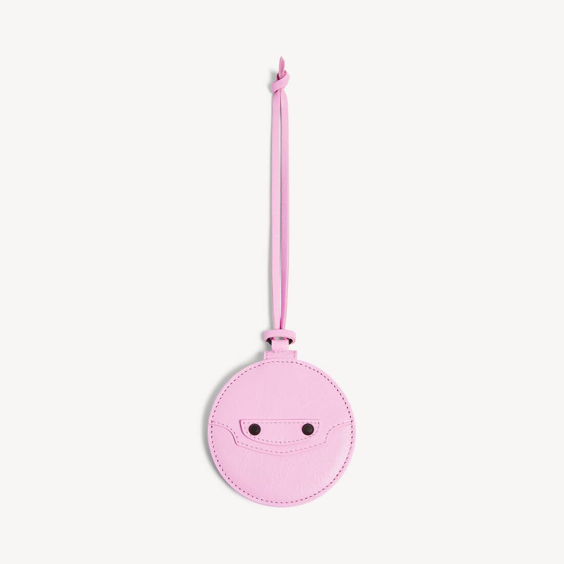 Women's Le City Round Mirror Charm in Bubbly Pink